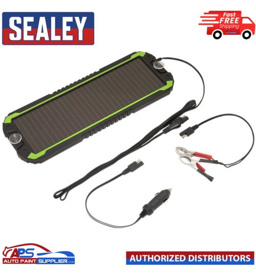 Sealey 12V Car,Van,Boat,Caravan,Camper Solar Panel Trickle Battery Charger SPP01